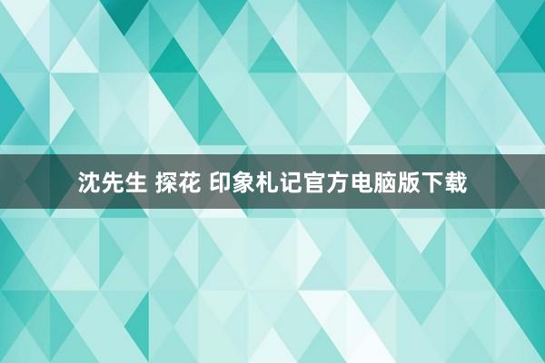 沈先生 探花 印象札记官方电脑版下载